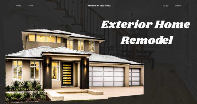 Exterior Home Remodel